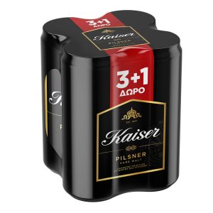 KAISER ΜΠΥΡΑ 500ML 3+1 ΔΩΡΟ (24Τεμ.)