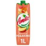 AMITA ΡΟΔΑΚΙΝΟ ΦΡΟΥΤΟΠΟΤΟ 1L Χ 12 Τεμ.