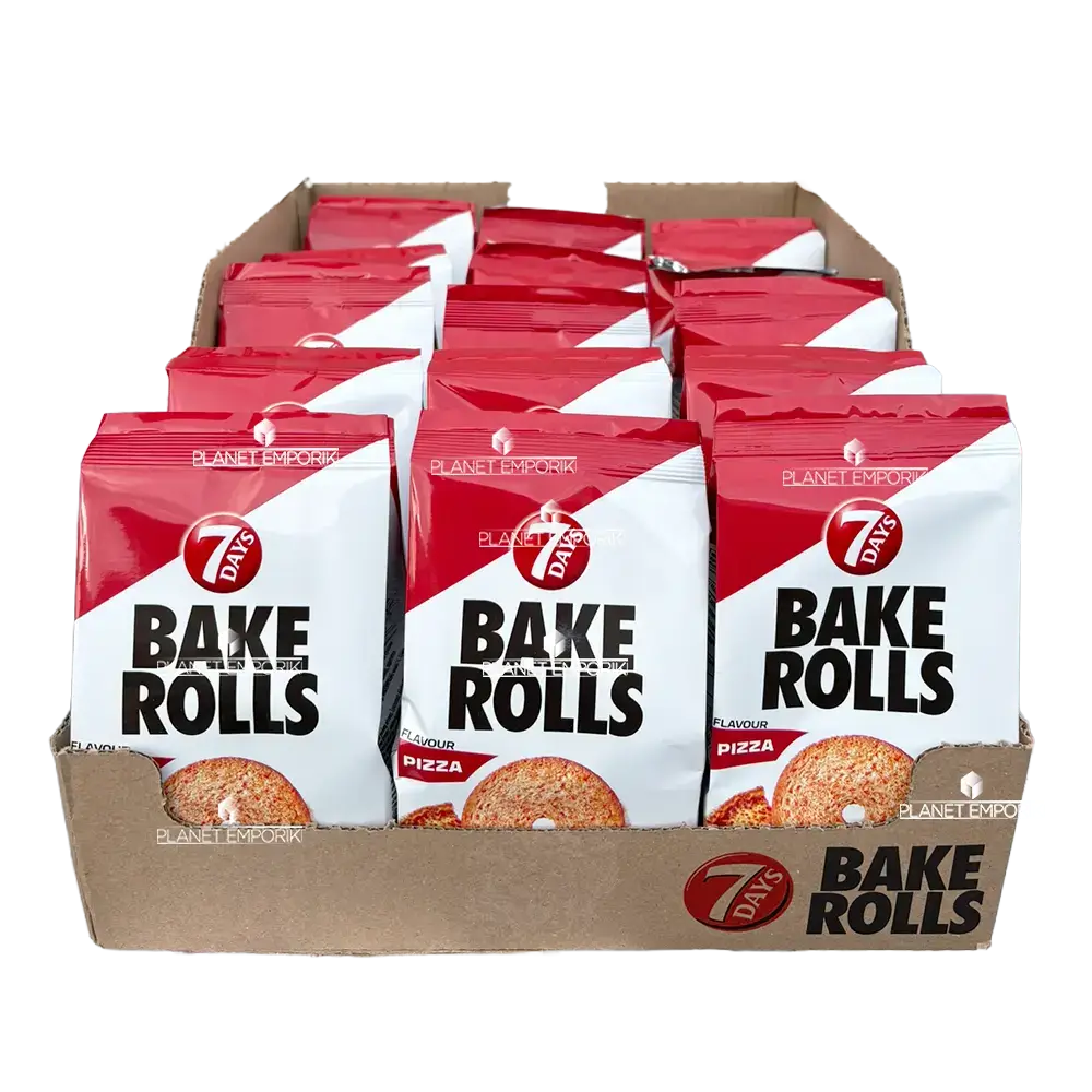 BAKE ROLLS PIZZA 80GR ΧΟΝΔΡΙΚΗ 7 DAYS BAKE ROLLS PIZZA 80GR (12 Τεμ.) - Image 1
