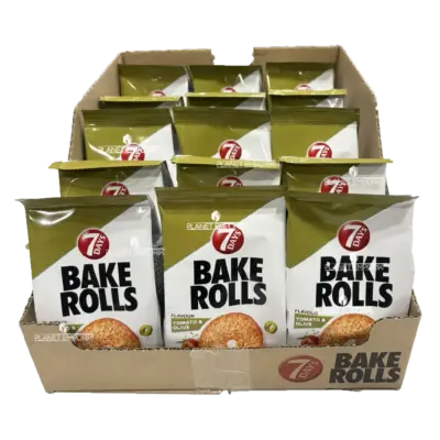 7 DAYS BAKE ROLLS ΤΟΜΑΤΑ ΡΙΓΑΝΗ 80GR (15 Τεμ.)