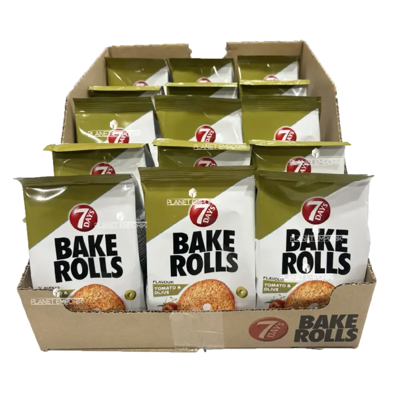 7 DAYS BAKE ROLLS ΤΟΜΑΤΑ ΡΙΓΑΝΗ 80GR (15 Τεμ.)