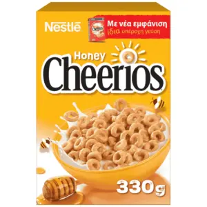 CHEERIOS ΔΗΜΗΤΡΙΑΚΑ ΜΕΛΙ (ΟΛΙΚΗΣ) 330GR (14 Τεμ.)