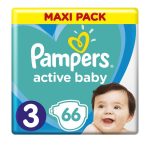 PAMPERS ΠΑΝΕΣ MAXI B.D. No3 (6-10kg) ΠΚ-66*3