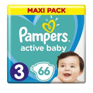 PAMPERS ΠΑΝΕΣ MAXI B.D. No3 (6-10kg) ΠΚ-66*3