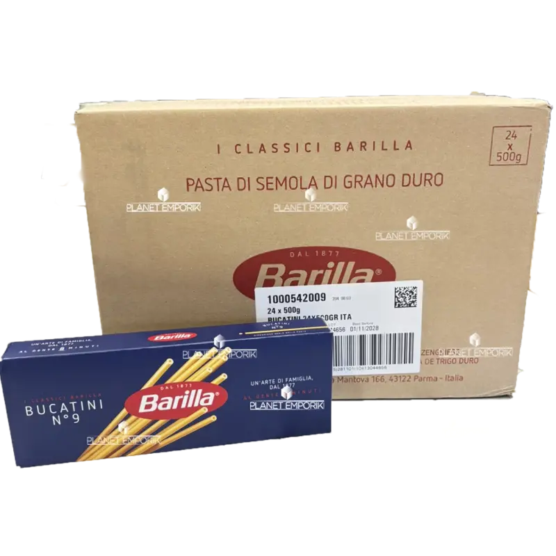 BARILLA BUCATINI Νο9 500GR (24 Τεμ.)
