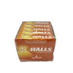 HALLS ΚΑΡΑΜΕΛΕΣ HONNEY & LEMON ΕΙΣΑΓ. 33,5GR (20 Τεμ.)