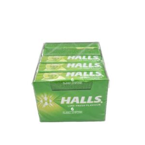 HALLS ΚΑΡΑΜΕΛΕΣ LIME FRESH ΕΙΣΑΓ. 33,5GR (20 Τεμ.)
