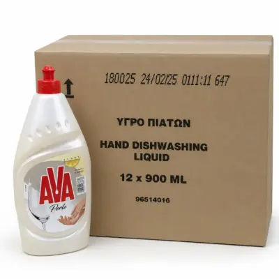 AVA ΥΓΡΟ ΠΙΑΤΩΝ PERLE ΛΕΜΟΝΙ 900ML (12 Τεμ.)