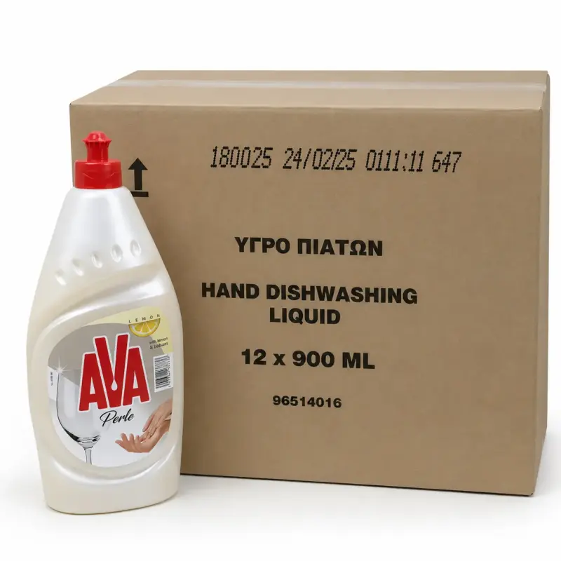 AVA ΥΓΡΟ ΠΙΑΤΩΝ PERLE ΛΕΜΟΝΙ 900ML (12 Τεμ.)