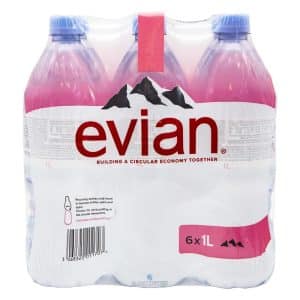ΝΕΡΟ EVIAN PET 1LT (6 Τεμ.)