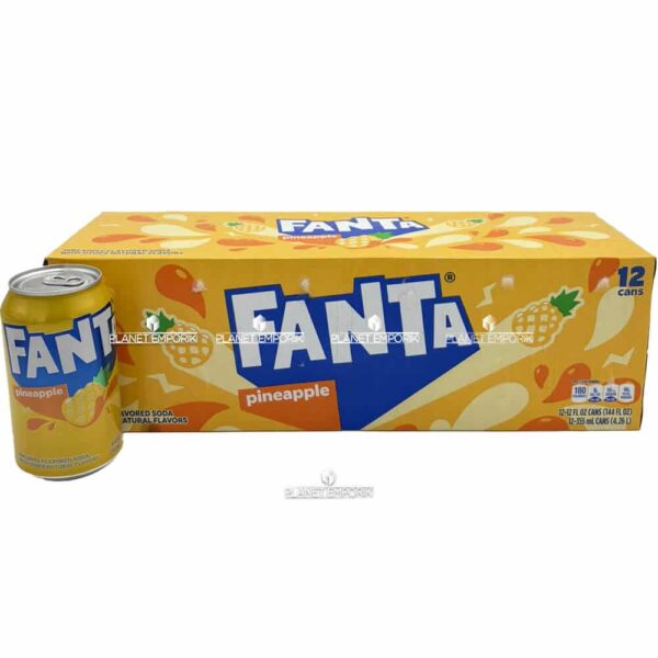 FANTA USA PINEAPPLE ΕΙΣΑΓ. 355ML (12 Τεμ.)