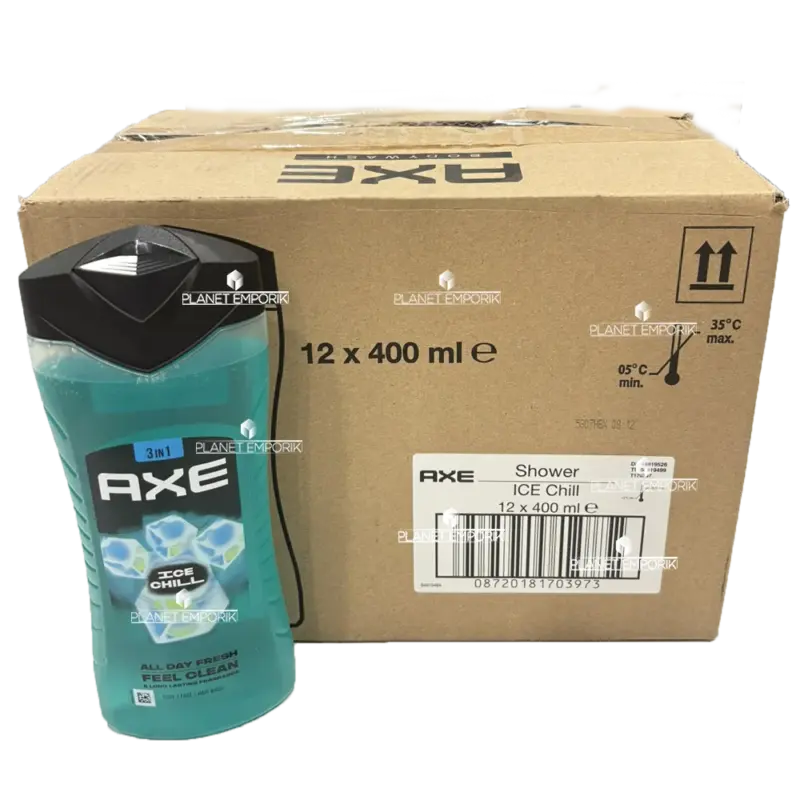 AXE ΑΦΡΟΛΟΥΤΡΟ ICE CHILL 400ML (12 Τεμ.)