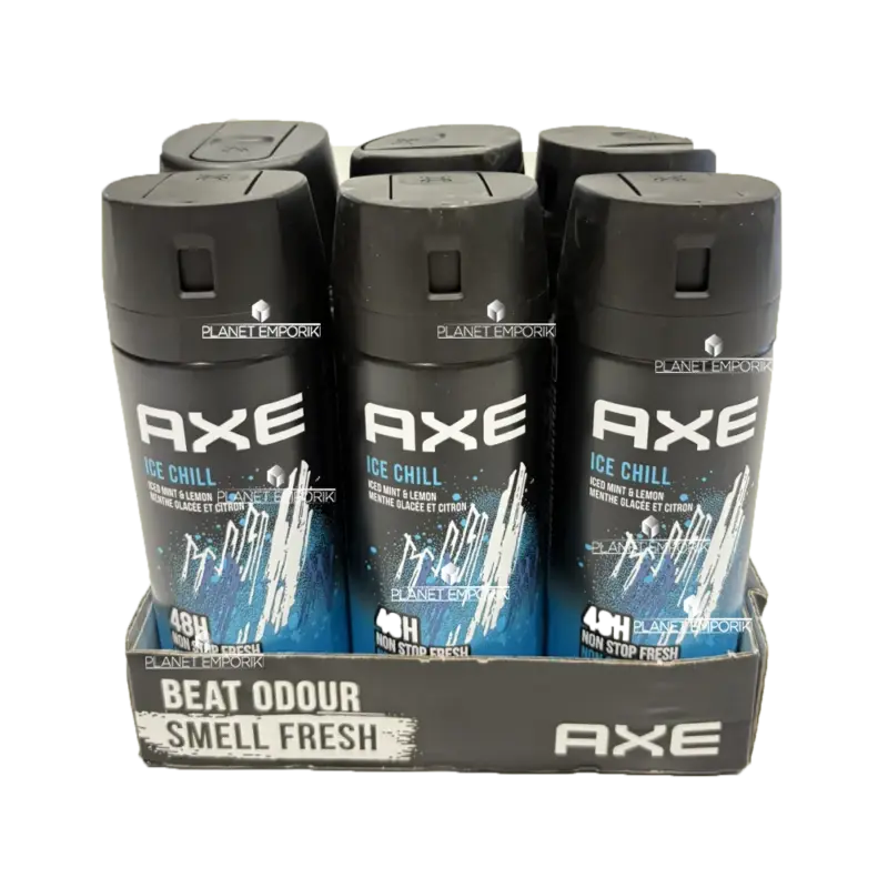 AXE ICE CHILL ΑΠΟΣΜΗΤΙΚΟ SPRAY 150ml (6 Τεμ.)