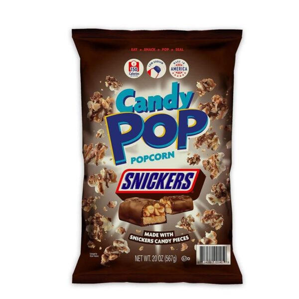 CANDY POPCORN SNICKERS 28GR *(64 Τεμ.)