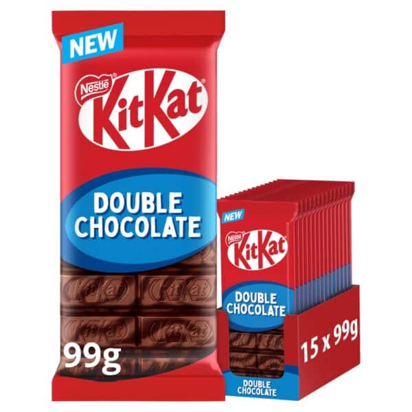 KIT KAT ΣΟΚΟΛΑΤΑ DOUBLE CHOCOLATE 99GR *(15 Τεμ.)