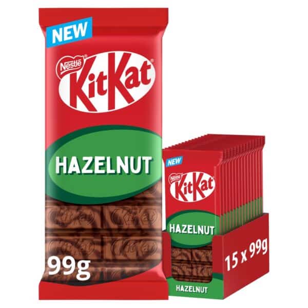 KIT KAT ΣΟΚΟΛΑΤΑ HAZELNUT 99GR *(15 Τεμ.)