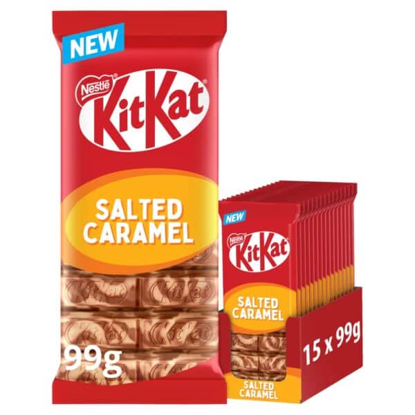 KIT KAT ΣΟΚΟΛΑΤΑ SALTED CARAMEL 99GR *(15 Τεμ.)
