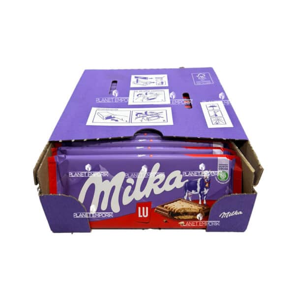 MILKA LU ΕΙΣΑΓ. 87GR *(18 Τεμ.) - ΚΙΒΩΤΙΟ