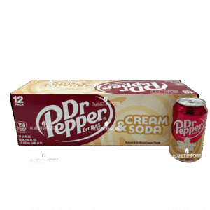 DR PEPPER USA CREAM SODA ΕΙΣΑΓ. 355ML (12 Τεμ.)