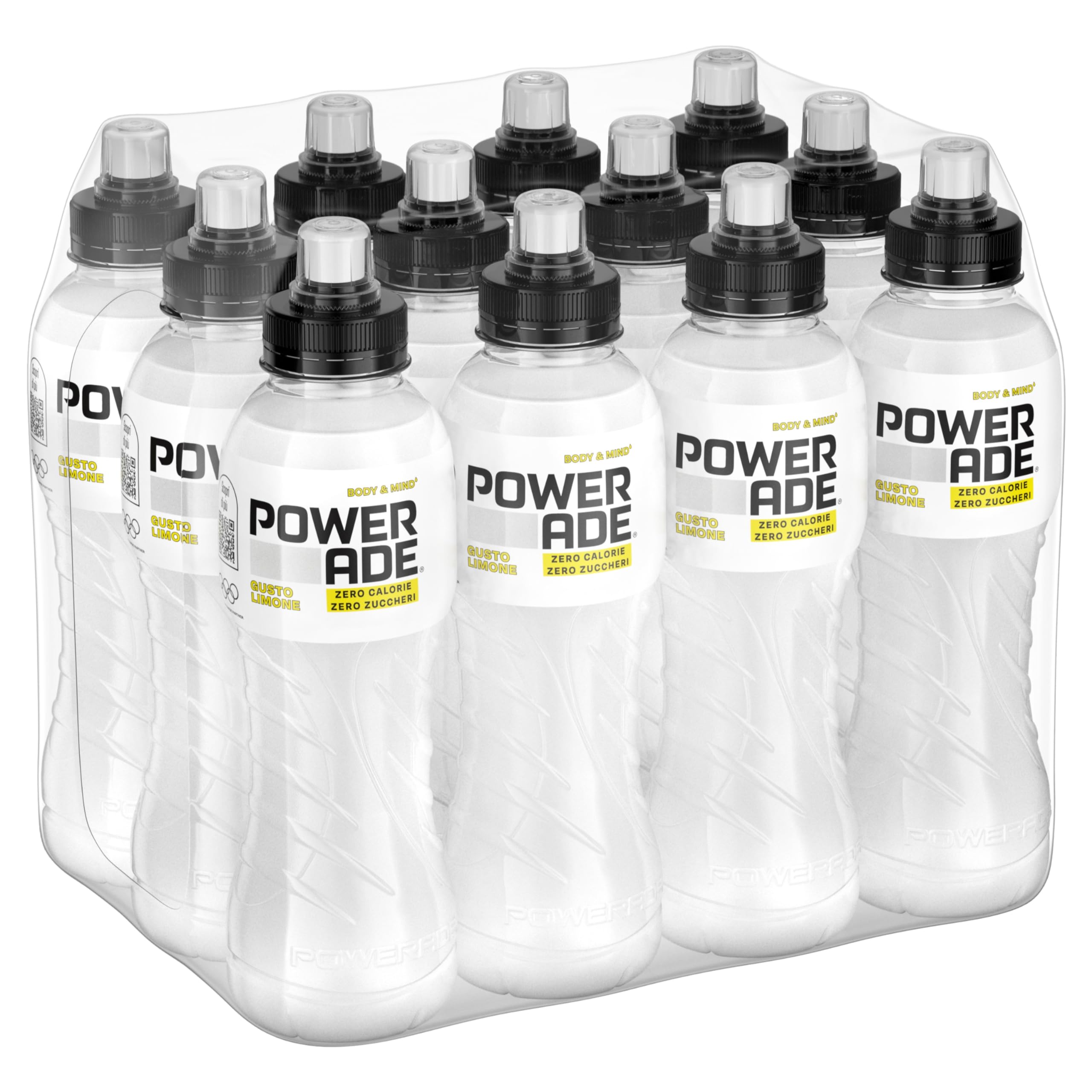 81qk1eqGU4L POWERADE ACTIVE ZERO 500ML *(12 Τεμ.) - Image 1