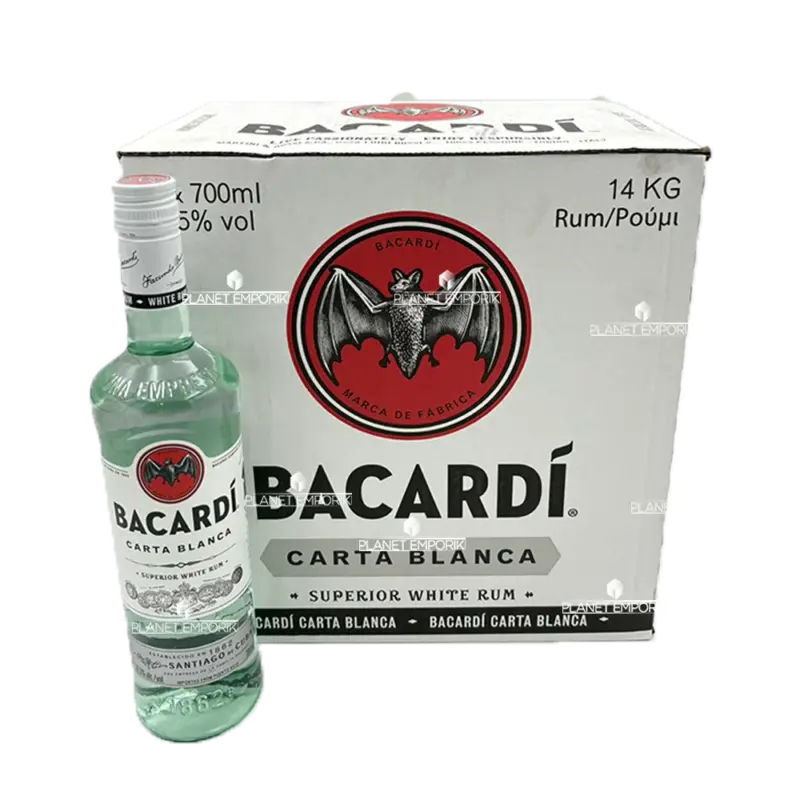 BACARDI ΡΟΥΜΙ (37,5%) 700ML (12 Τεμ.)