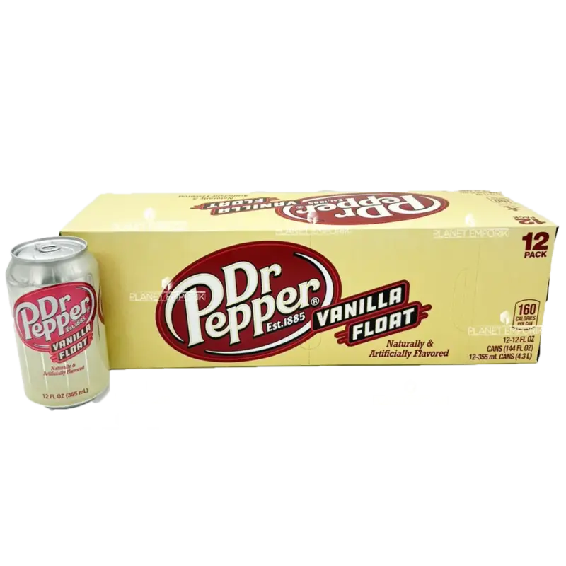 DR PEPPER USA VANILLA FLOAT ΕΙΣΑΓ. 355ML (12 Τεμ.)