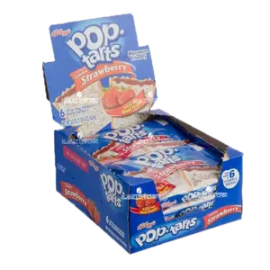 POP-TRATS FROSTED STRAWBERRY 100G (6 Τεμ.)