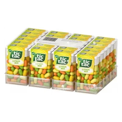 TIC TAC ΚΑΡΑΜΕΛΕΣ CITRUS ΕΙΣΑΓ. 18GR (24 Τεμ.)
