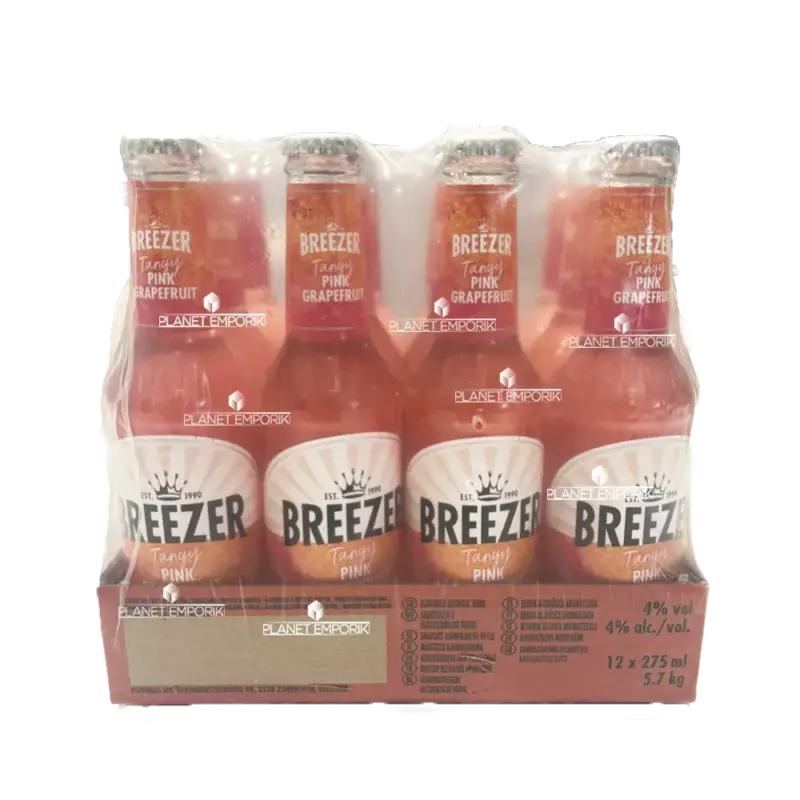BREEZER PINK GRAPEFRUIT 4% 275ML (12 Τεμ.)