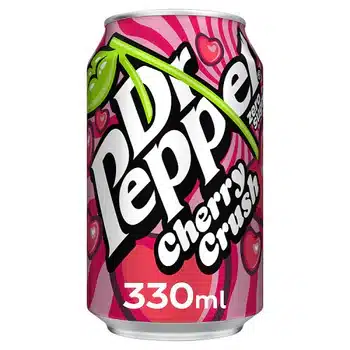 DR PEPPER UK CHERRY CRUSH ZERO 330ML (24 Τεμ.)