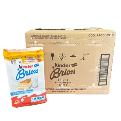 KINDER BRIOSS LATTE ΕΙΣΑΓ. T10 28GR (12 Τεμ.)