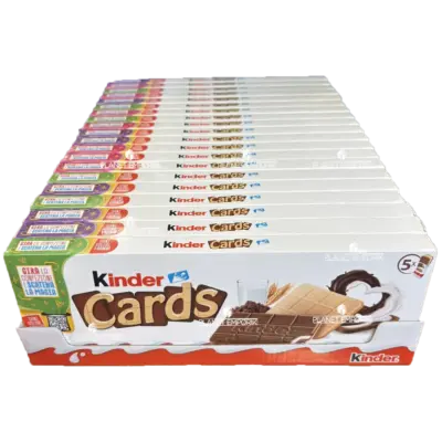 KINDER CARDS ΕΙΣΑΓ. 128GR (20 Τεμ.)