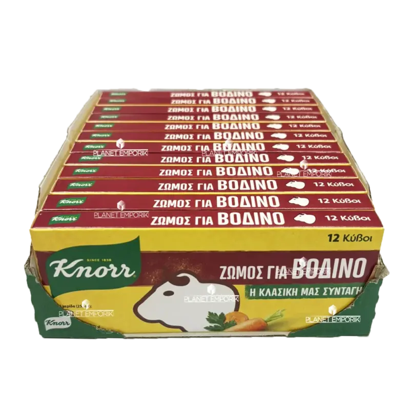 KNORR ΚΥΒΟΣ ΒΟΔΙΝΟ120GR (6LT) *(12 Τεμ.)