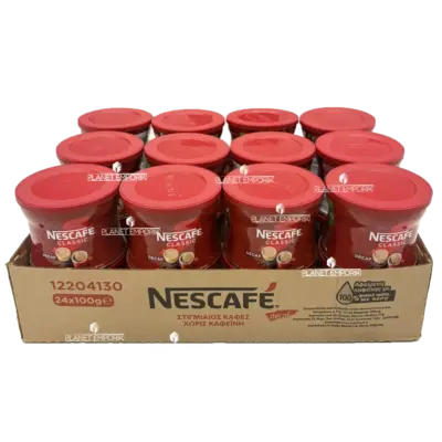 NESCAFE DECAF 100gr (24 Τεμ.)