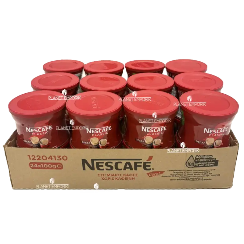 NESCAFE DECAF 100gr (24 Τεμ.)