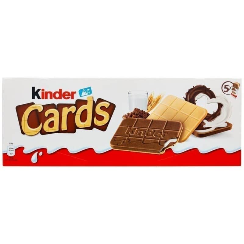 KINDER CARDS ΕΙΣΑΓ. 128GR (20 Τεμ.)