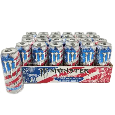 MONSTER ENERGY BLUE RAZZ ΕΙΣΑΓ. 473ML (24 Τεμ.)