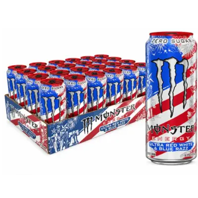 MONSTER ENERGY BLUE RAZZ ΕΙΣΑΓ. 473ML (24 Τεμ.)