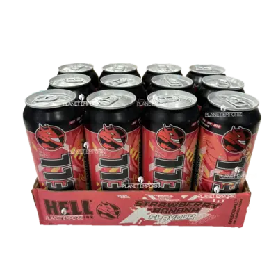 HELL ENERGY STRAWBERRY & BANANA 500ML (12 Τεμ.)