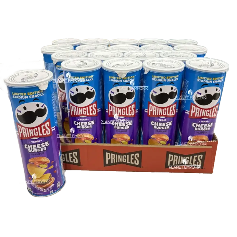 PRINGLES CHEESEBURGER 165GR *(19 Τεμ.)