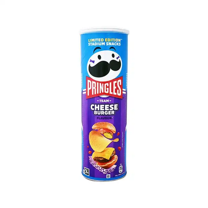 PRINGLES CHEESEBURGER 165GR *(19 Τεμ.)