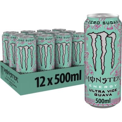 MONSTER ENERGY ULTRA VICE ΕΙΣΑΓ. 500ML (12 Τεμ.)