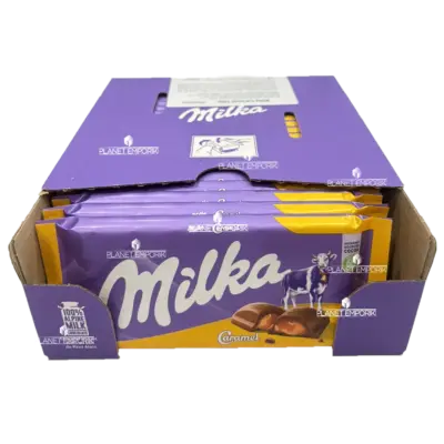 MILKA CARAMEL ΕΙΣΑΓ. 100GR (20 Τεμ.)