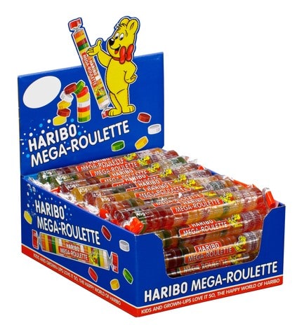 HARIBO ROULETTE 25GR (50 Τεμ.)