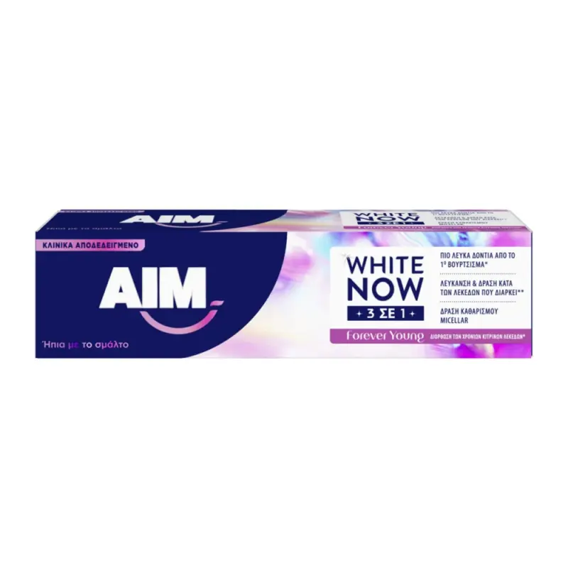 AIM οδοντόκρεμα White Now Forever Young (ΕΛ) 75ml Χονδρική