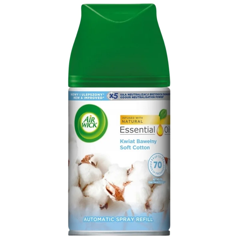 AIR WICK Freshmatic ανταλλακτικό Pure Soft Cotton 250ml Χονδρική