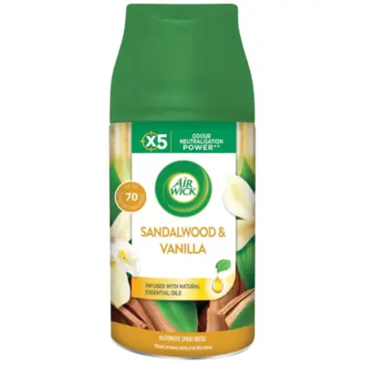AIR WICK Freshmatic ανταλλακτικό Sandalwood Vaniglia 250ml Χονδρική