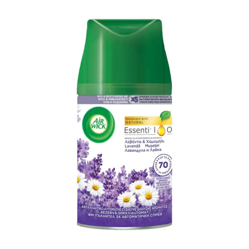 AIR WICK Freshmatic ανταλλακτικό λεβάντα & χαμομήλι 250ml Χονδρική