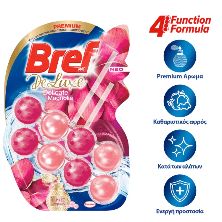 BREF Power Active Deluxe Pink Magnolia 2x50g Χονδρική