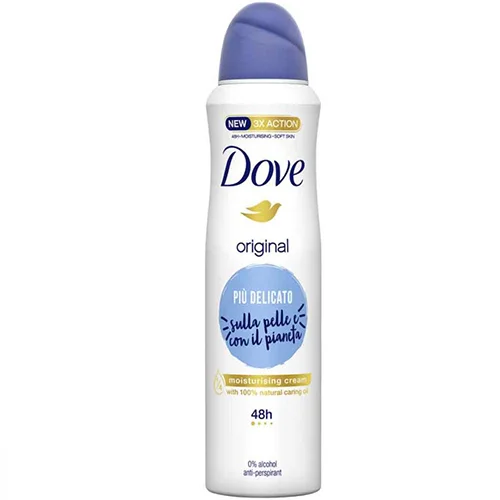 DOVE Delicato Original αποσμητικό spray (ΕΛ) 150ml Χονδρική